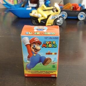 NEW-Sealed-Super Mario Collectible Boxed Figure - Red & Blue